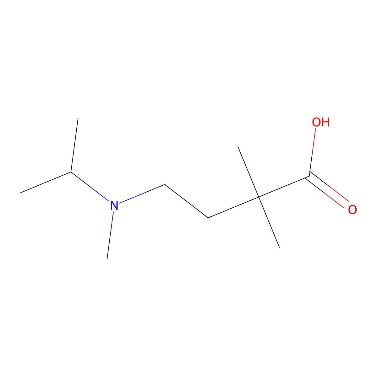 4-(Isopropyl(methyl)amino)-2,2-dimethylbutanoic acid molecular structure, CAS 1496984-10-1