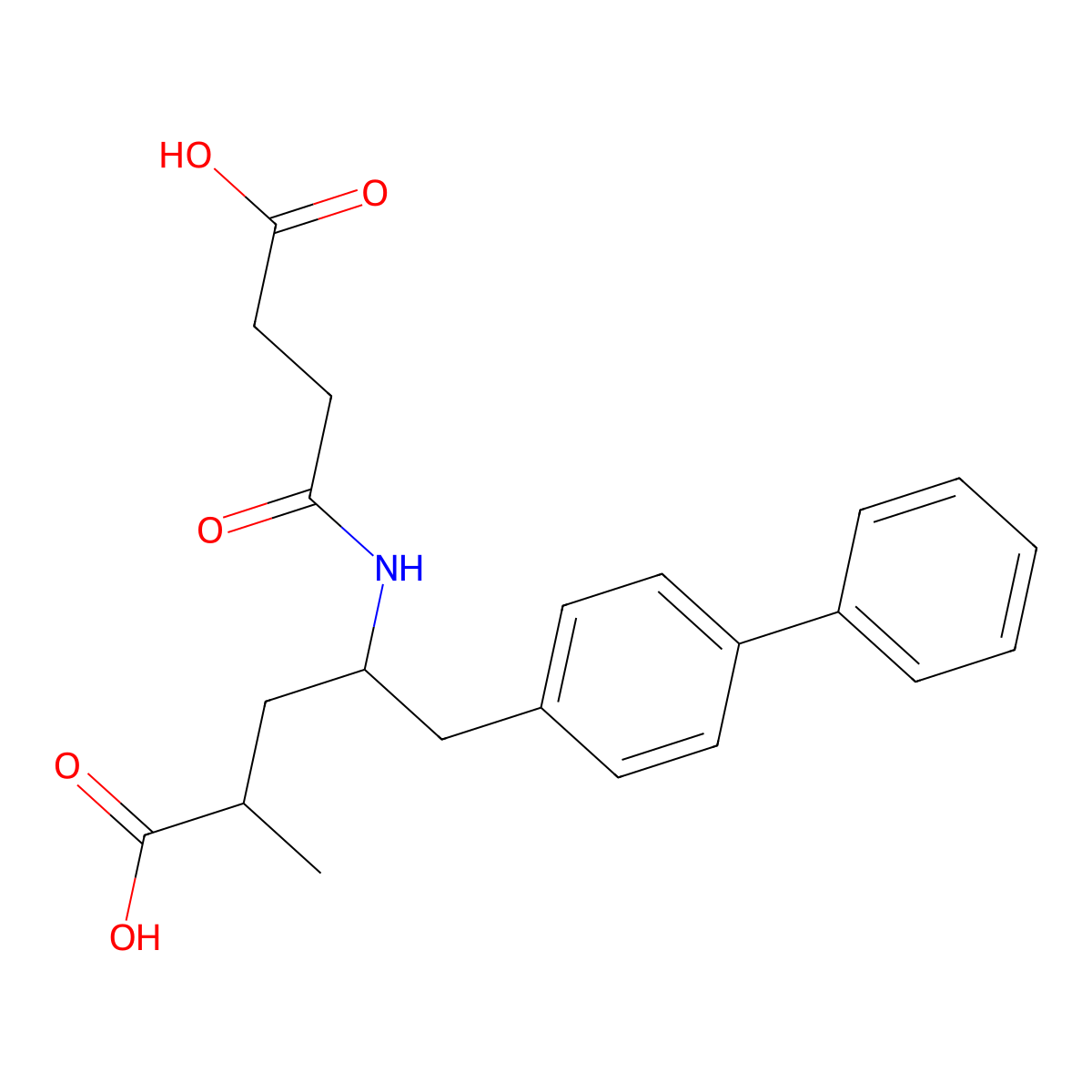 Sacubitrilat molecular structure, CAS 149709-44-4