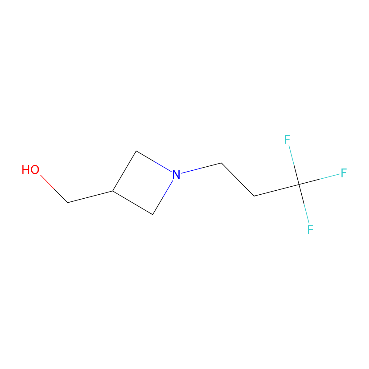 [1-(3,3,3-Trifluoropropyl)azetidin-3-yl]methanol molecular structure, CAS 1497201-27-0