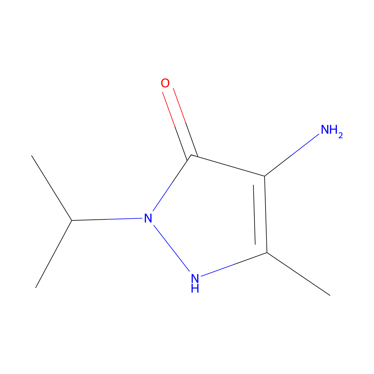 4-amino-3-methyl-1-(propan-2-yl)-1H-pyrazol-5-ol molecular structure, CAS 1497225-52-1