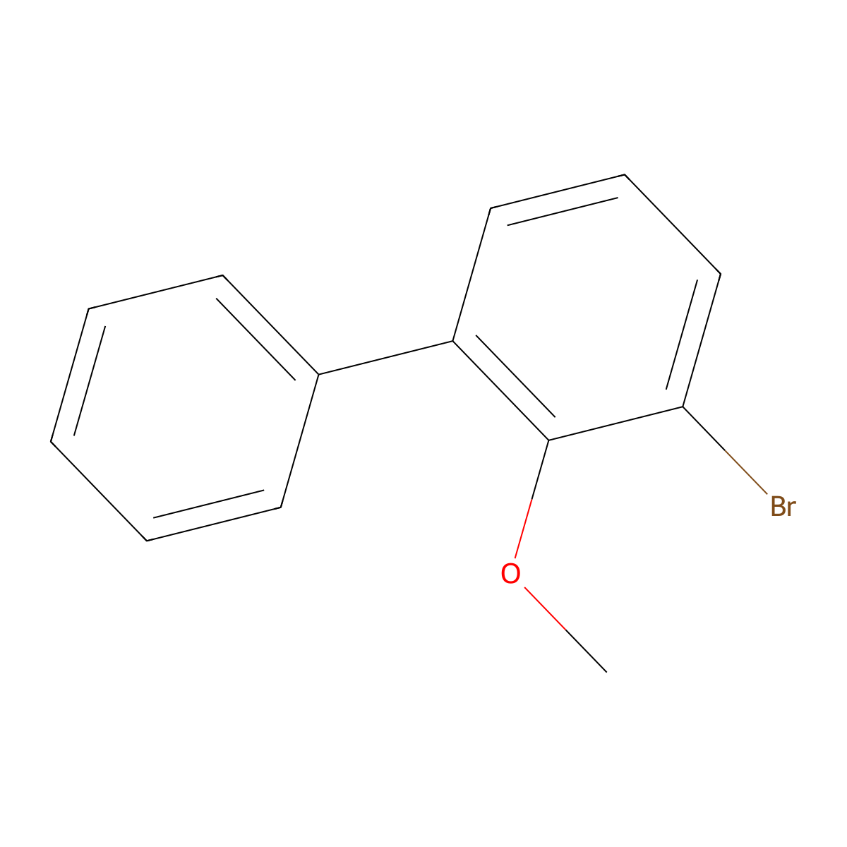 3-Bromo-2-methoxy-1,1'-biphenyl molecular structure, CAS 149731-62-4