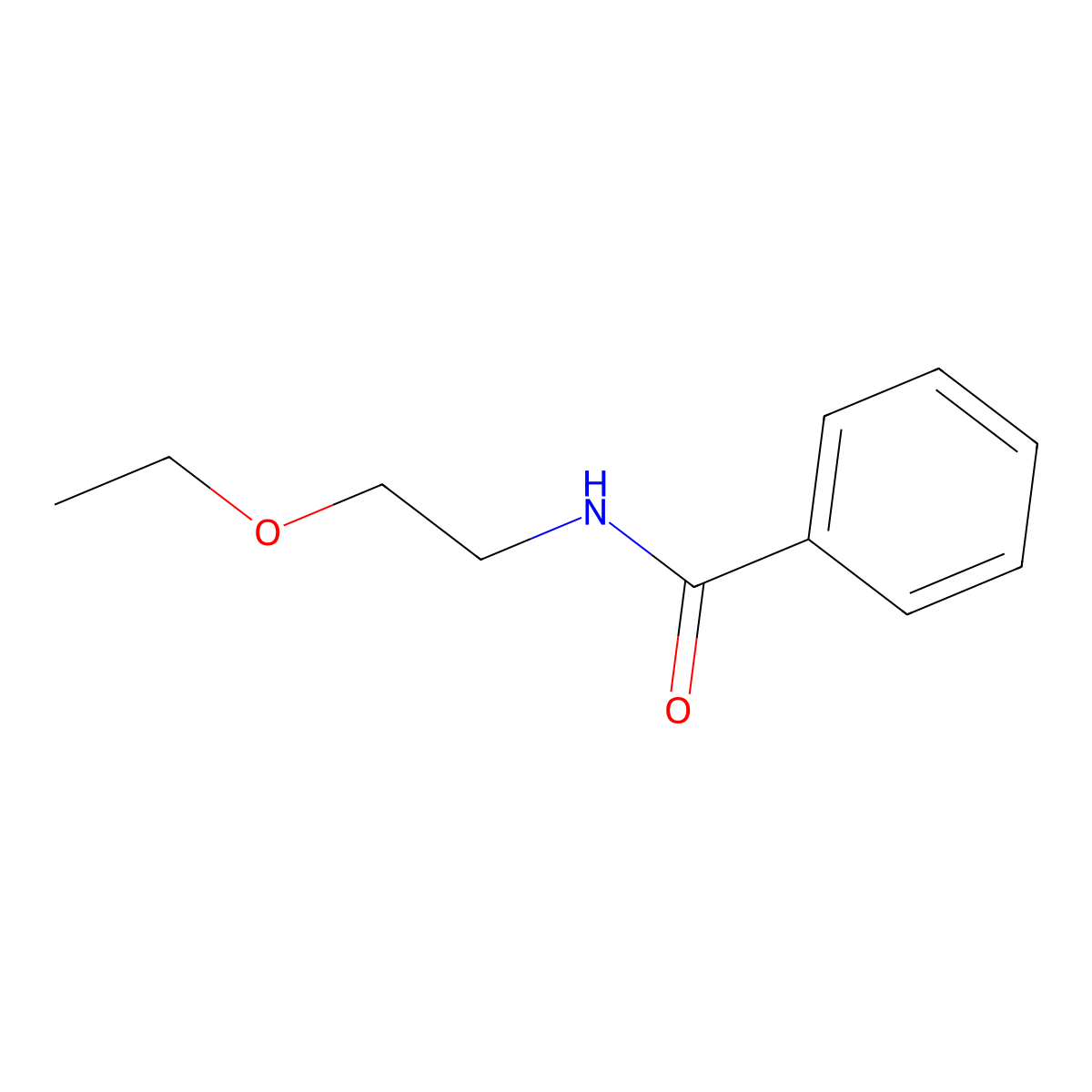 N-(2-Ethoxyethyl)benzamide molecular structure, CAS 149733-22-2