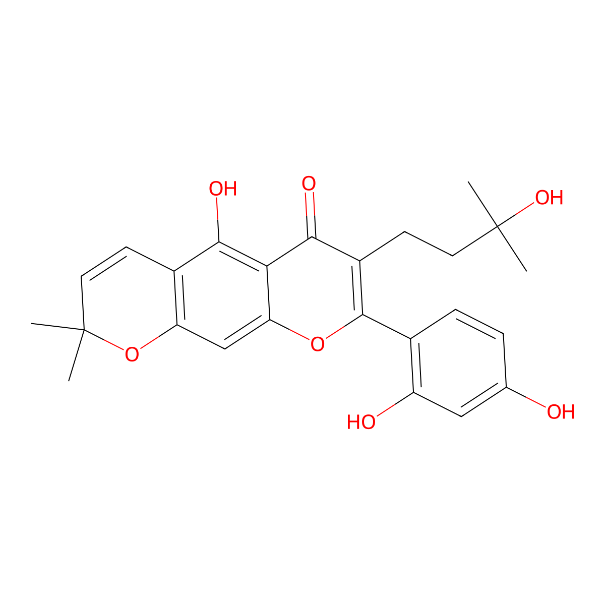 Morusignin L molecular structure, CAS 149733-95-9