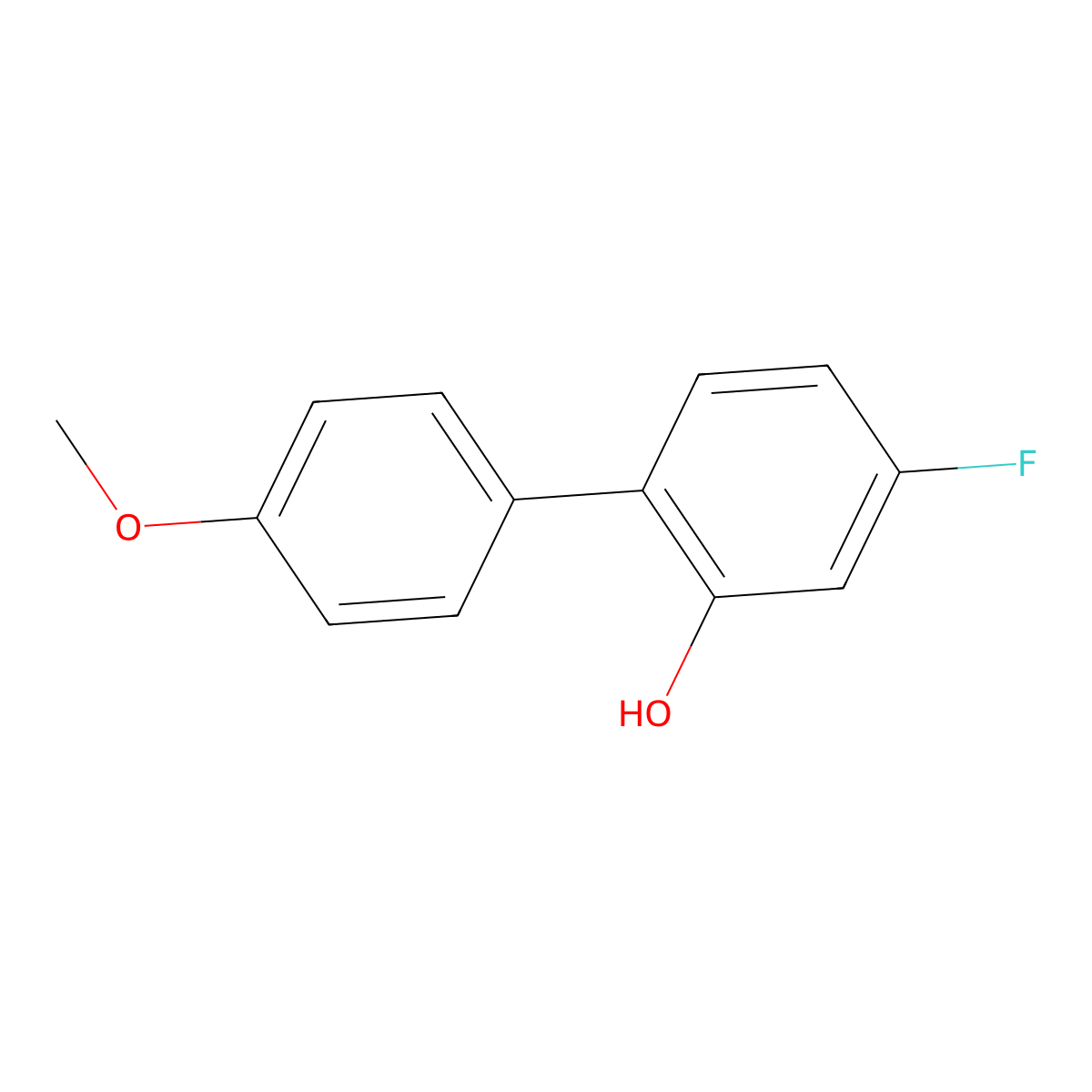 4-Fluoro-4'-methoxy-[1,1'-biphenyl]-2-ol molecular structure, CAS 1497359-81-5