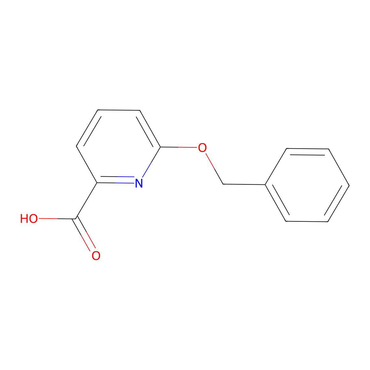 6-(Benzyloxy)pyridine-2-carboxylic acid molecular structure, CAS 149744-21-8