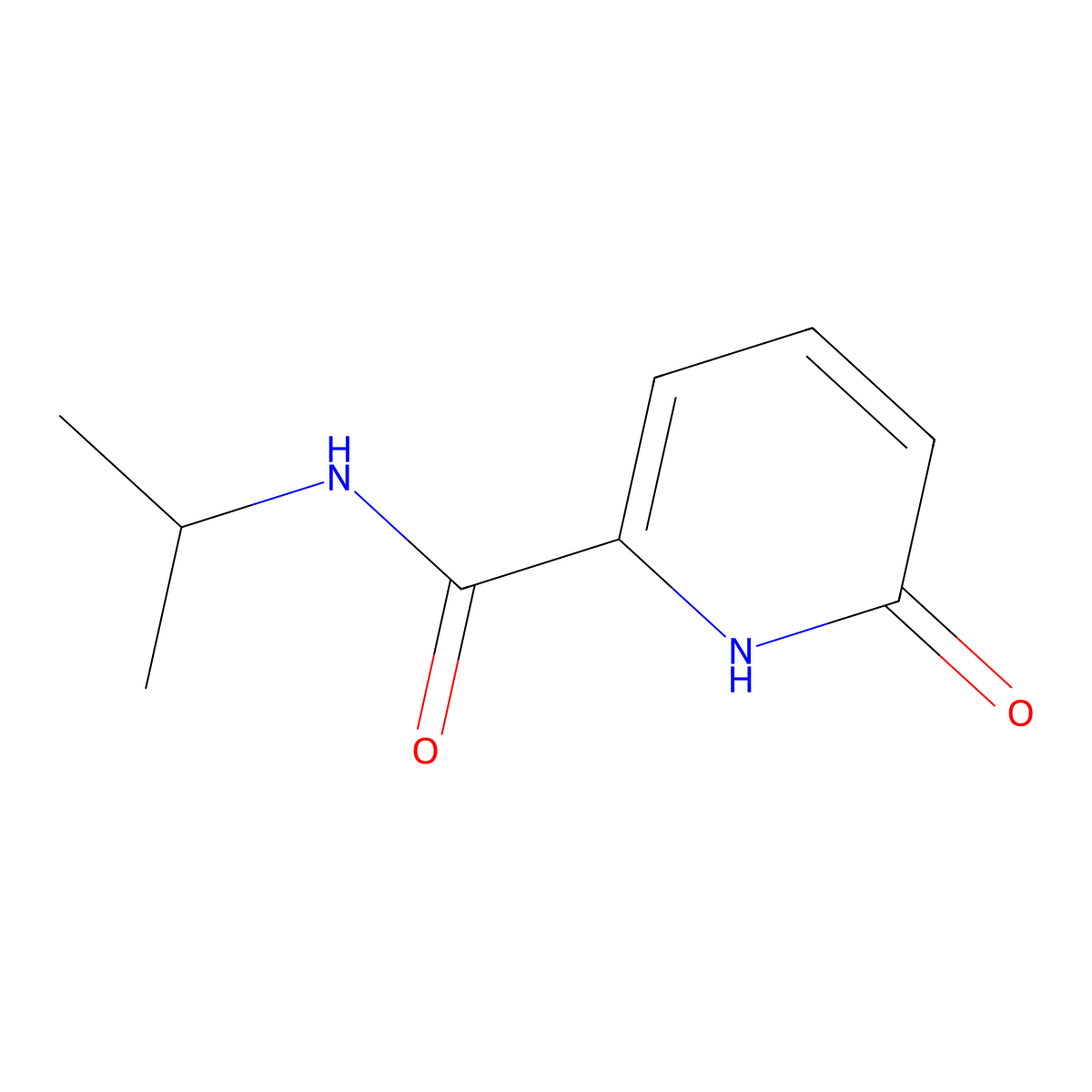 6-hydroxy-N-(propan-2-yl)pyridine-2-carboxamide molecular structure, CAS 149744-23-0