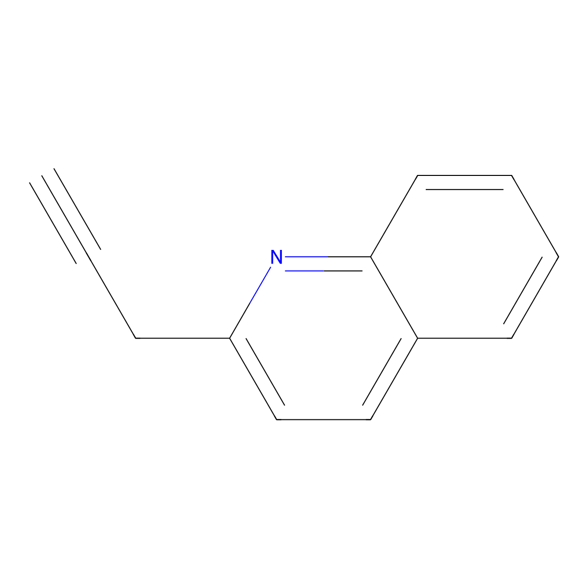2-(Prop-2-yn-1-yl)quinoline molecular structure, CAS 1497452-77-3