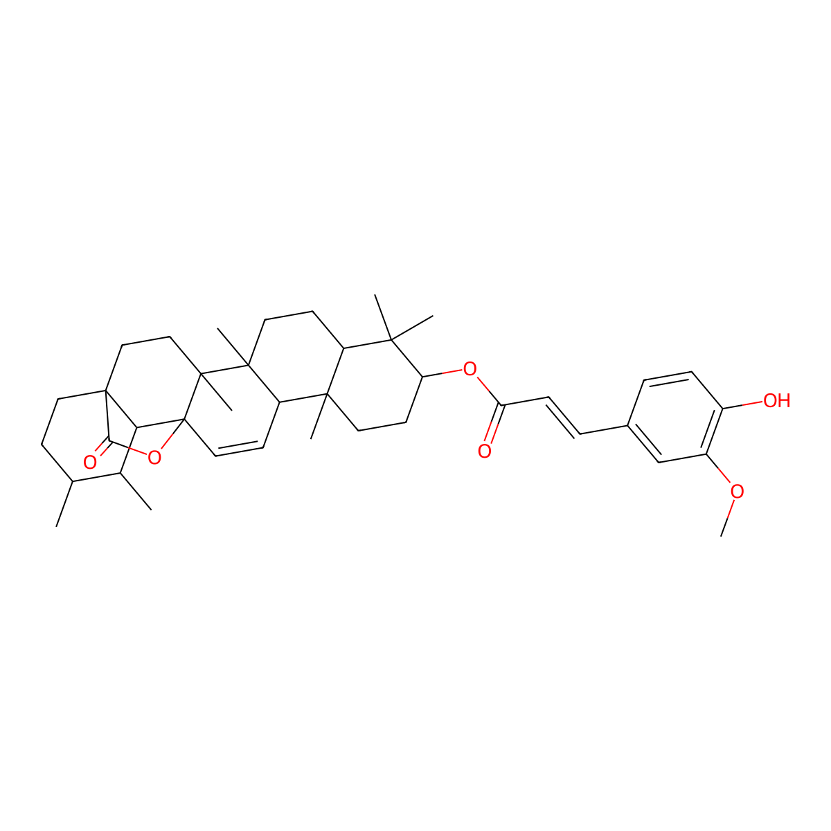 Tereticornate-A molecular structure, CAS 149751-81-5