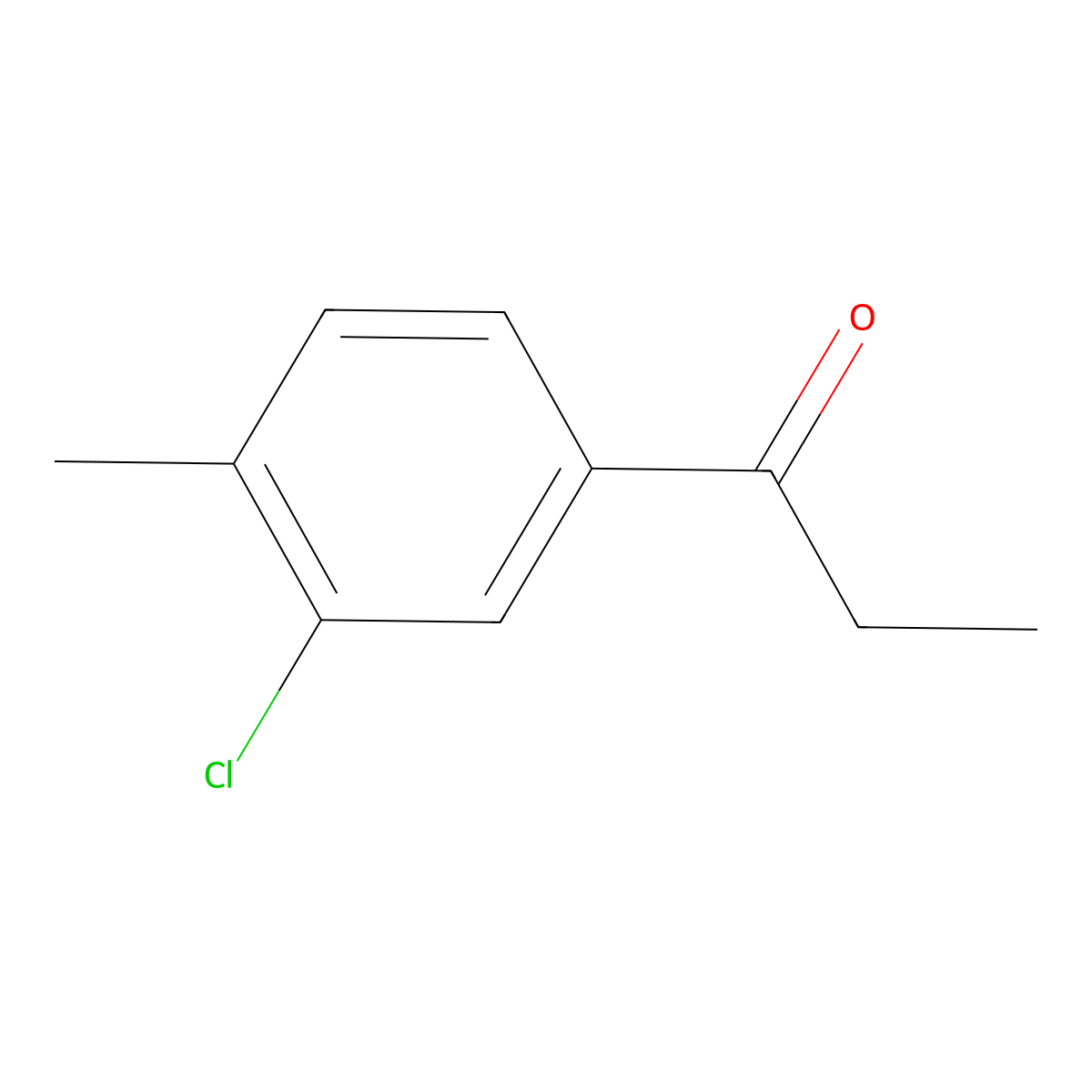 1-(3-Chloro-4-methylphenyl)propan-1-one molecular structure, CAS 149758-02-1