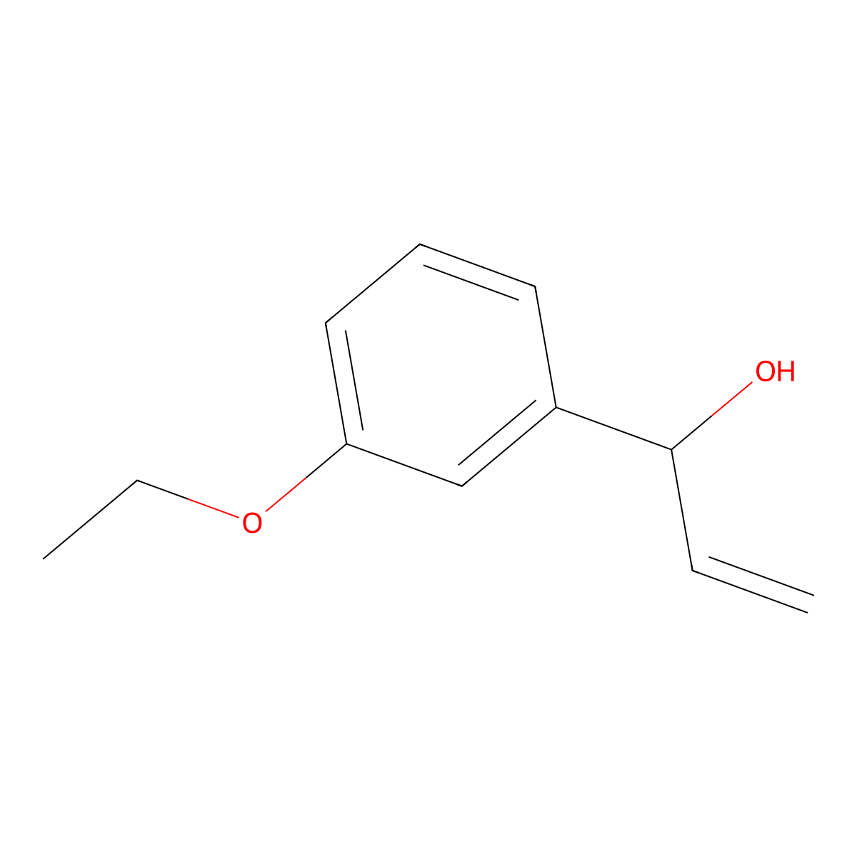 1-(3-Ethoxyphenyl)prop-2-en-1-ol molecular structure, CAS 1497935-52-0