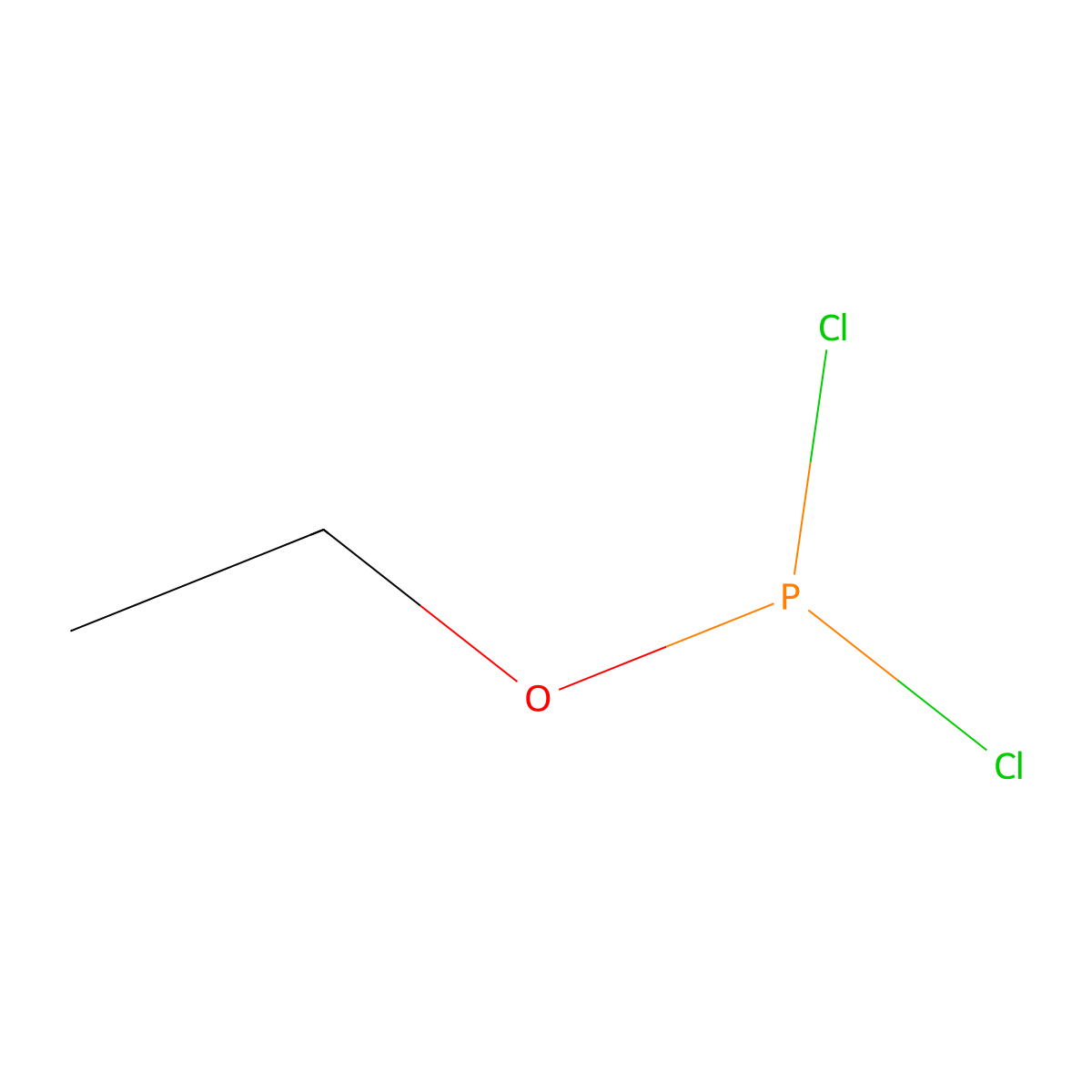 Ethyl dichlorophosphite molecular structure, CAS 1498-42-6