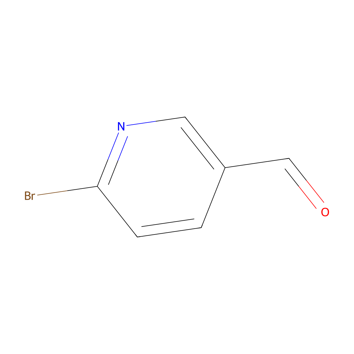 6-Bromo-3-pyridinecarboxaldehyde molecular structure, CAS 149806-06-4