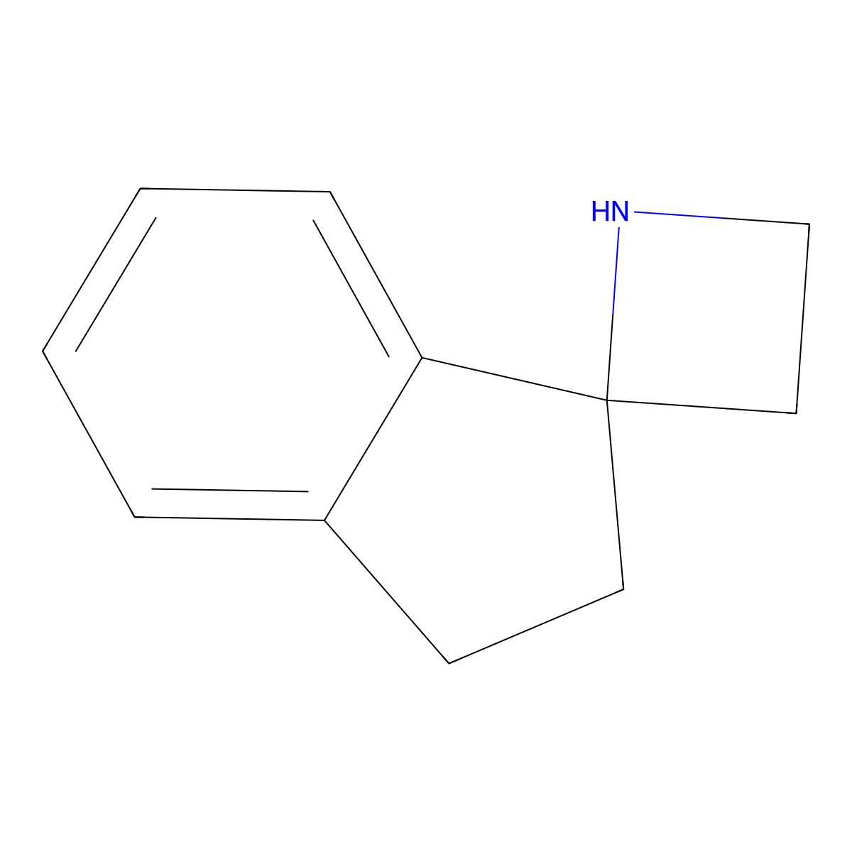 2',3'-Dihydrospiro[azetidine-2,1'-indene] molecular structure, CAS 1498169-00-8