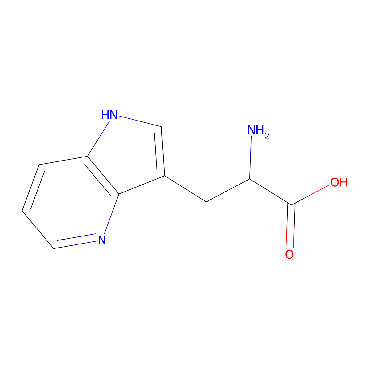 4-Azatryptophan molecular structure, CAS 149818-23-5