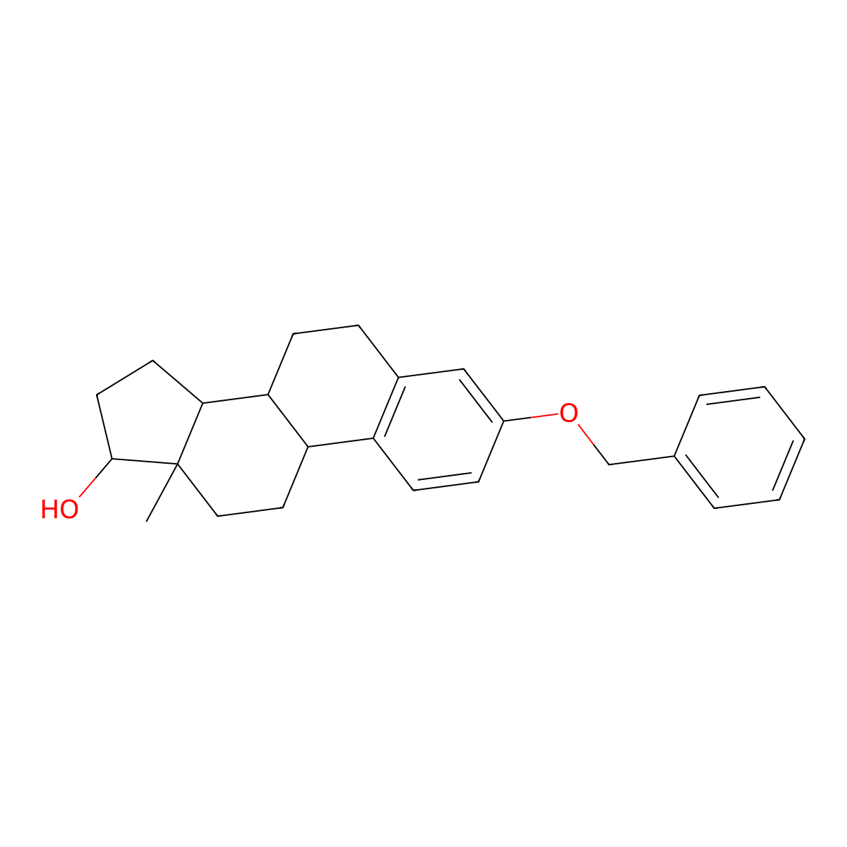 3-O-Benzyl Estradiol molecular structure, CAS 14982-15-1