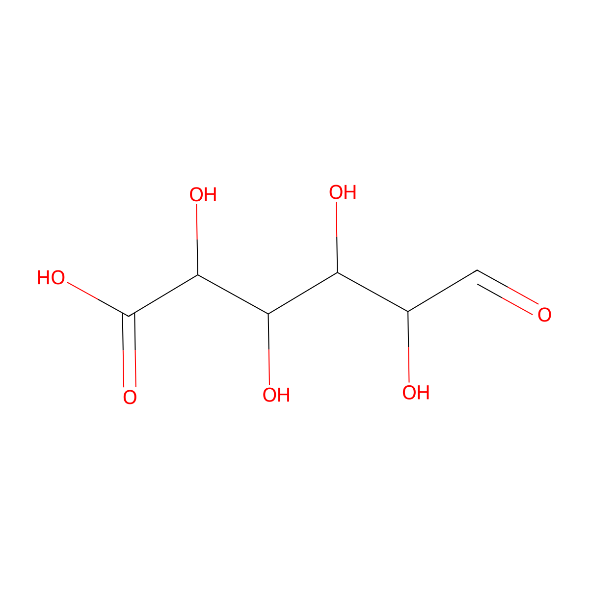 Galacturonic Acid molecular structure, CAS 14982-50-4