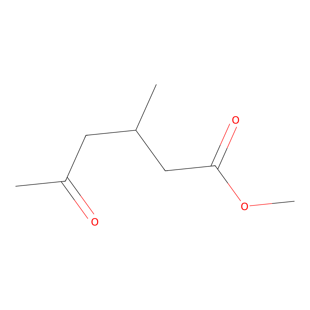 Methyl 3-methyl-5-oxohexanoate molecular structure, CAS 14983-18-7
