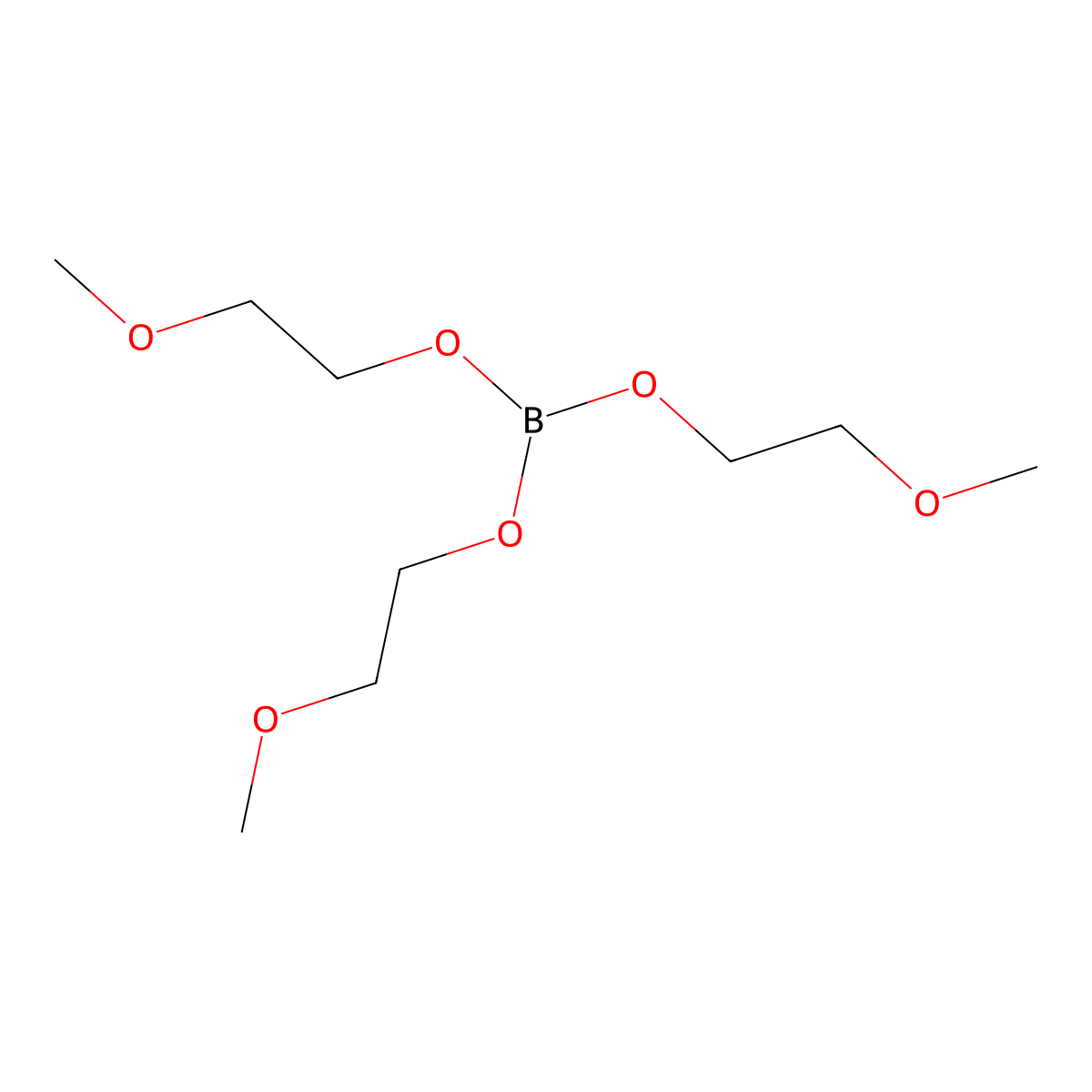Ethanol, 2-methoxy-, 1,1',1''-triester with boric acid (H3BO3) molecular structure, CAS 14983-42-7
