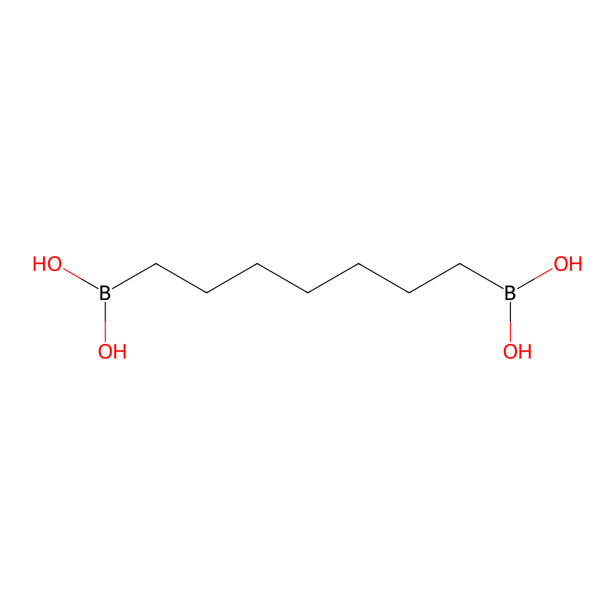 Heptane-1,7-diyldiboronic acid molecular structure, CAS 1498308-80-7
