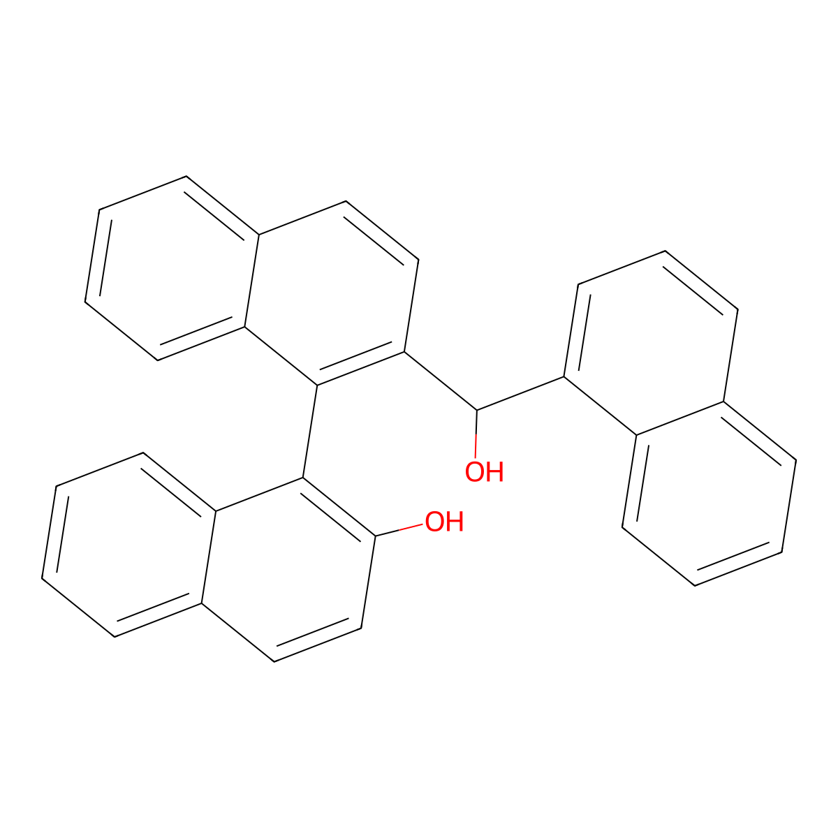 (S)-2-Hydroxy-2'-[(R)-hydroxy(1-naphthyl)methyl]-[1,1'-binaphthalene] molecular structure, CAS 1498319-69-9