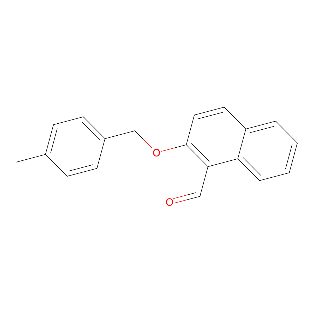 2-[(4-Methylphenyl)methoxy]naphthalene-1-carbaldehyde molecular structure, CAS 149833-94-3