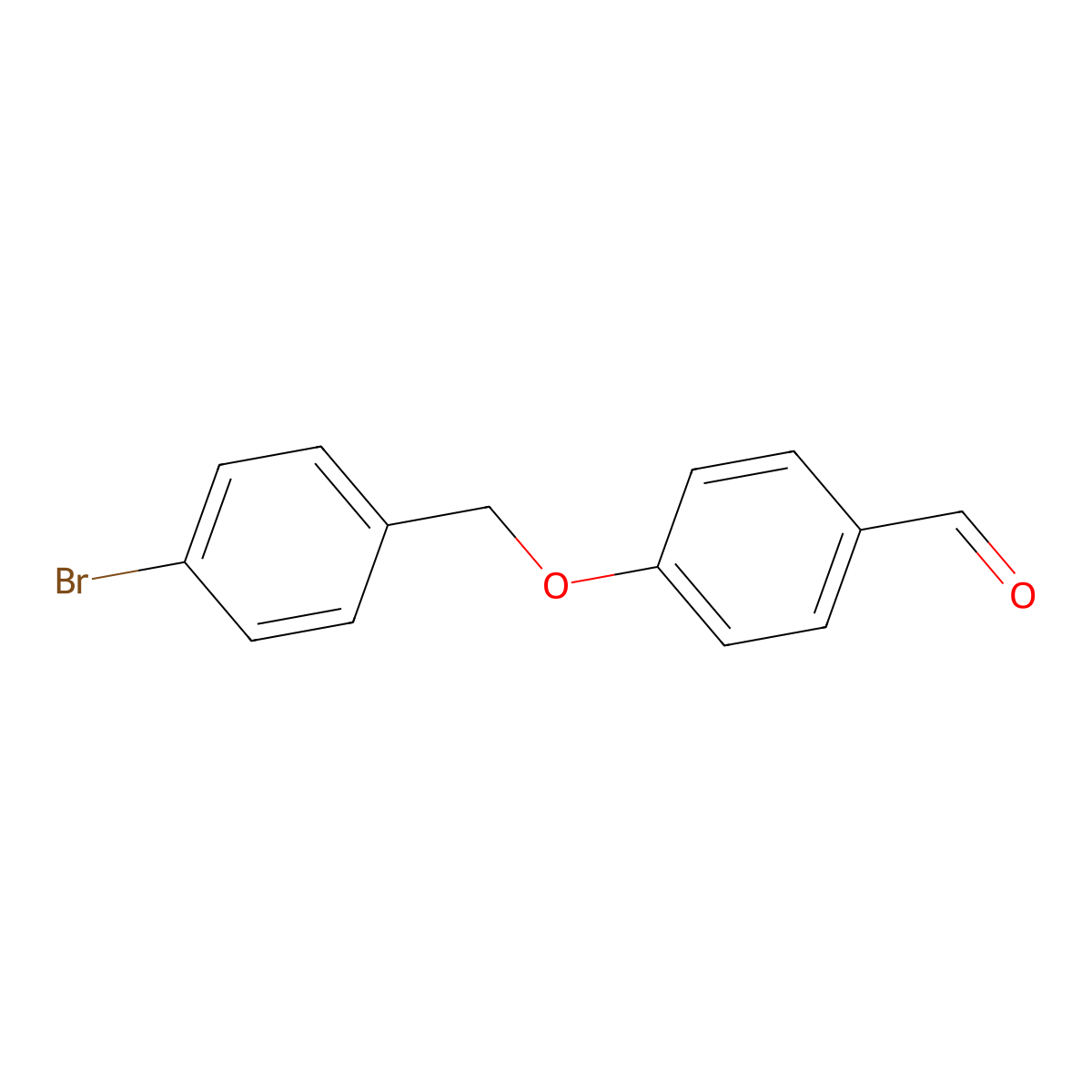 4-((4-Bromophenyl)methoxy)benzaldehyde molecular structure, CAS 149833-95-4