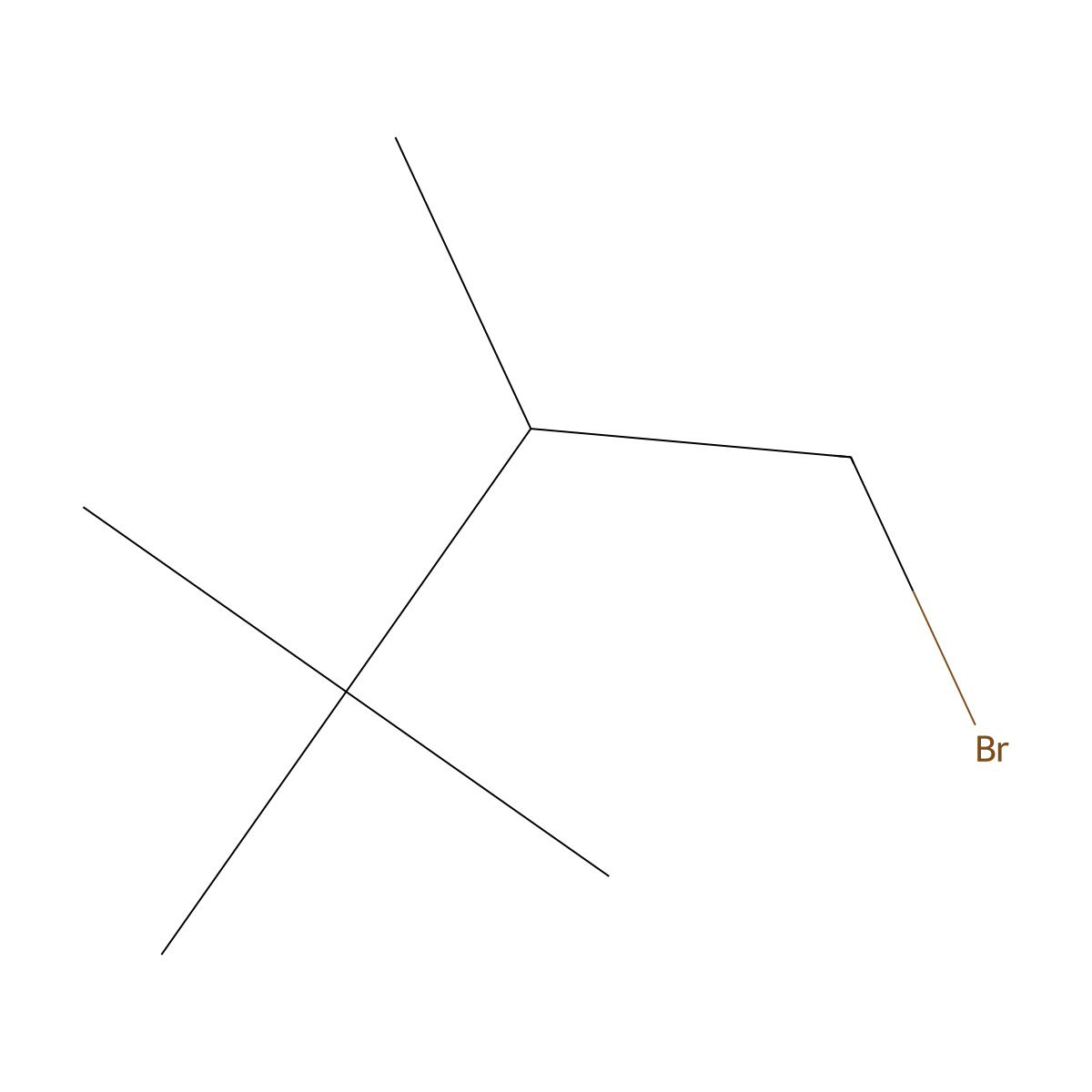1-Bromo-2,3,3-trimethylbutane molecular structure, CAS 1498334-29-4