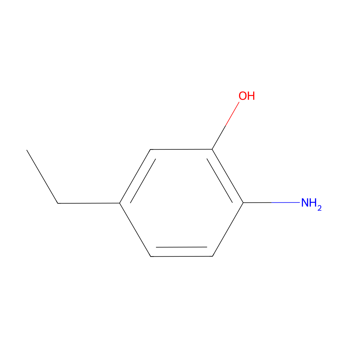 2-Amino-5-ethylphenol molecular structure, CAS 149861-22-3