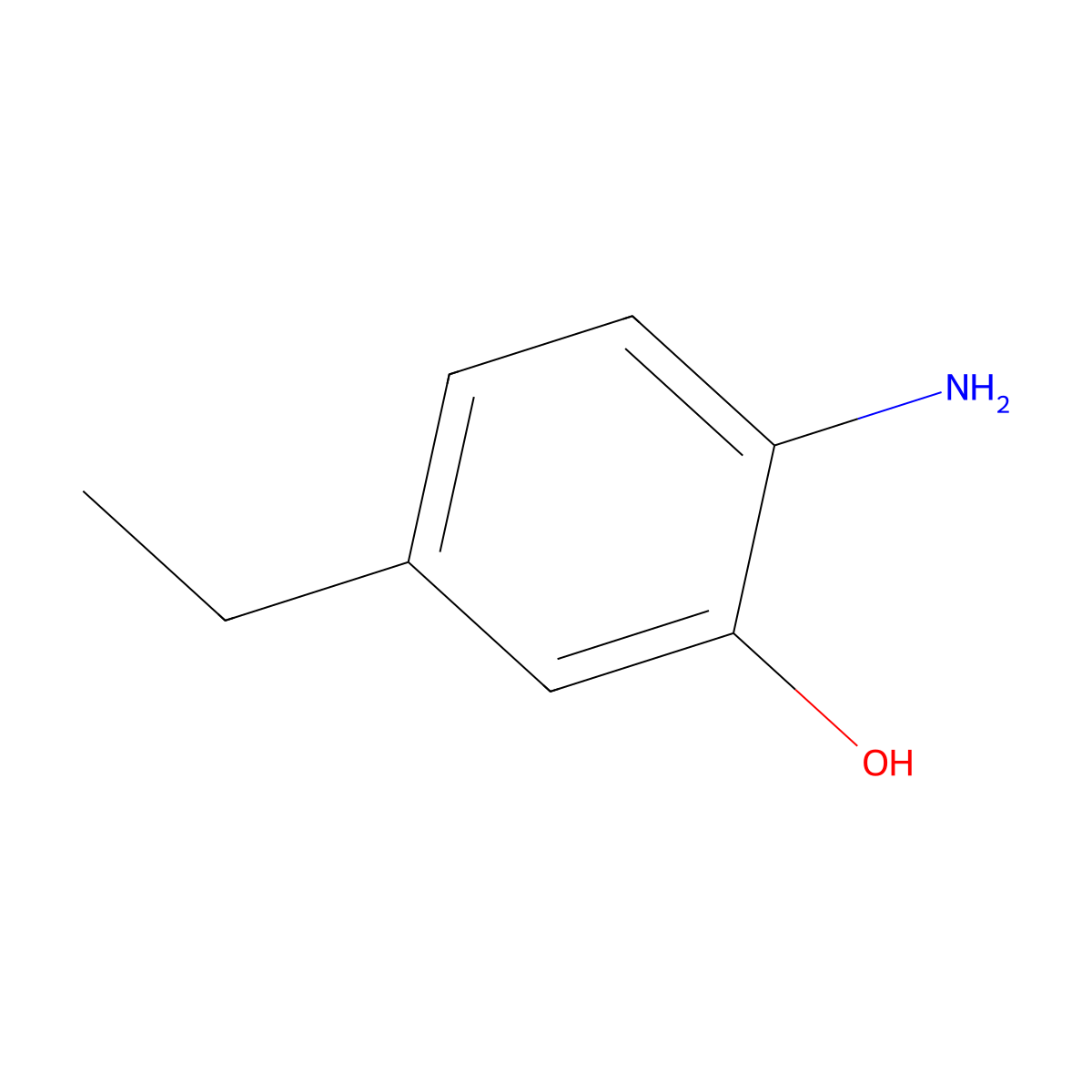 2-Amino-5-ethylphenol molecular structure, CAS 149861-22-3