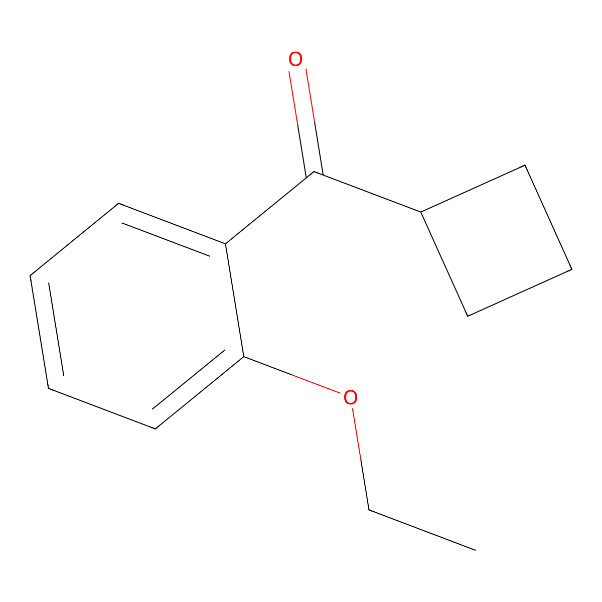 Cyclobutyl(2-ethoxyphenyl)methanone molecular structure, CAS 1498637-15-2