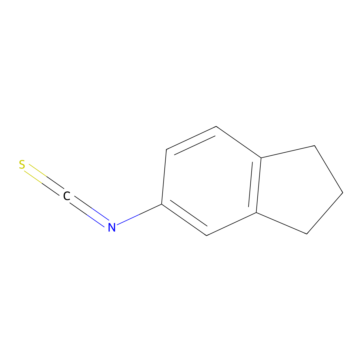 5-isothiocyanato-2,3-dihydro-1H-indene molecular structure, CAS 149865-84-9