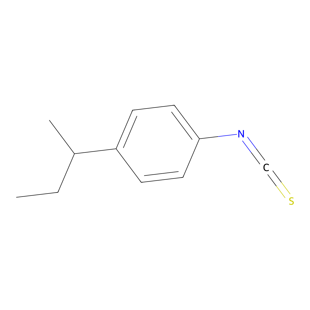 1-sec-Butyl-4-isothiocyanatobenzene molecular structure, CAS 149865-85-0