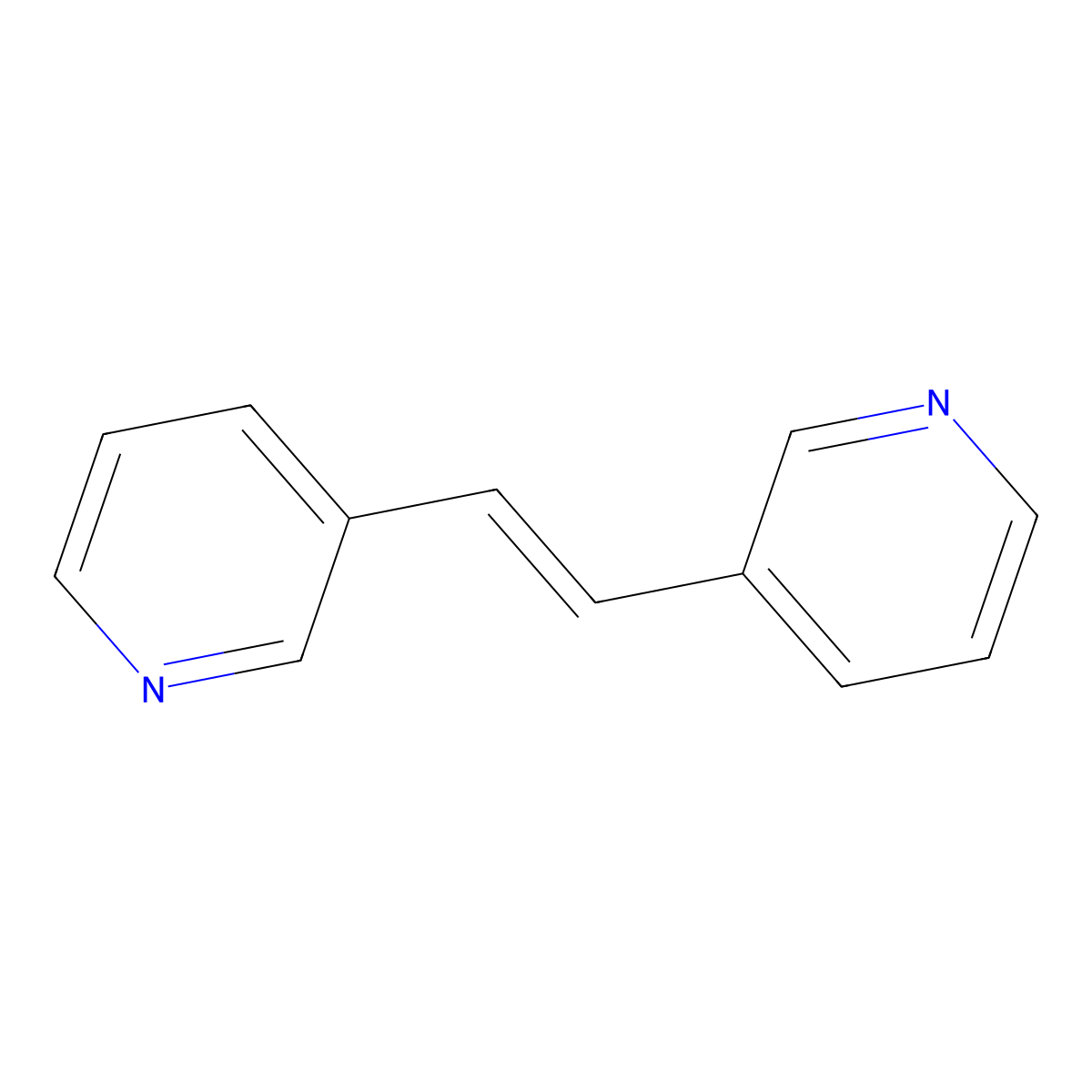 (E)-1,2-Di(pyridin-3-yl)ethene molecular structure, CAS 14987-84-9