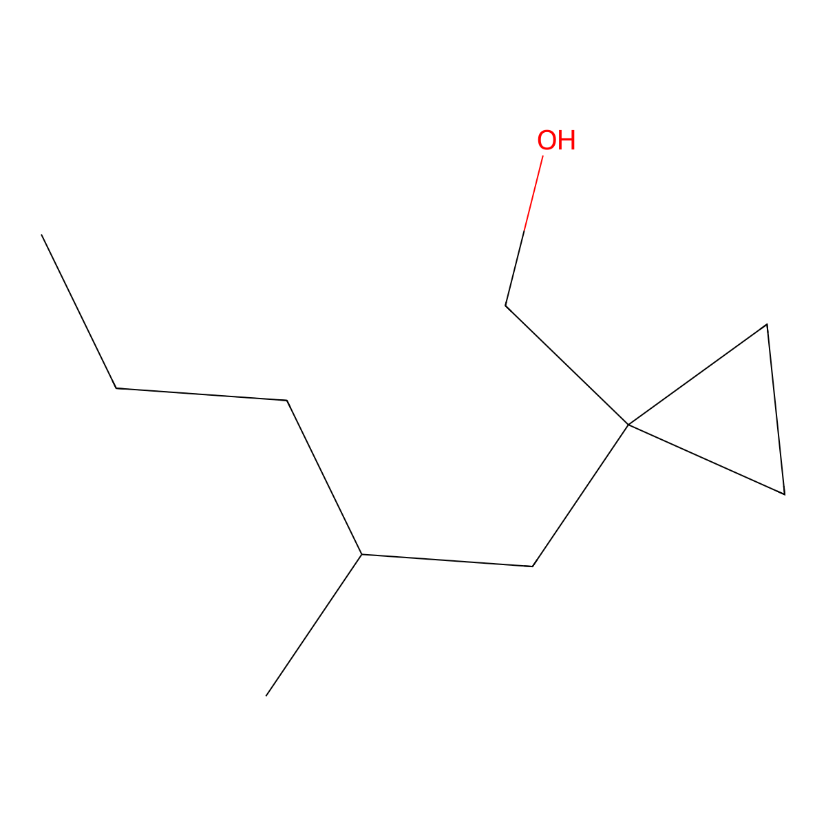 [1-(2-Methylpentyl)cyclopropyl]methanol molecular structure, CAS 1498711-83-3