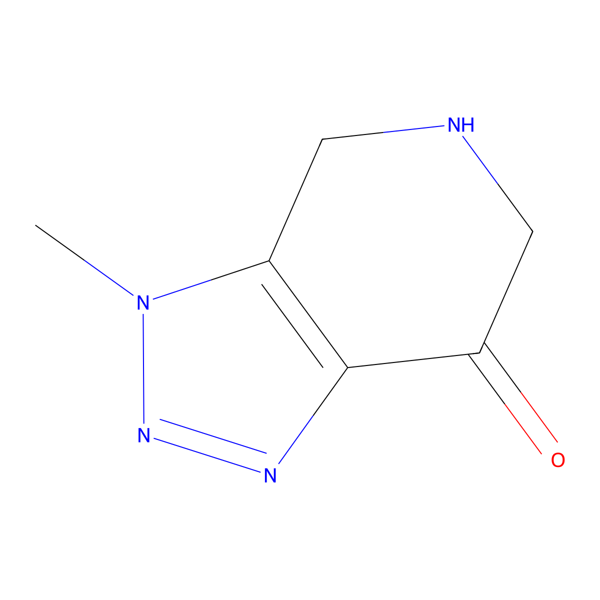 3-methyl-3H,4H,5H,6H,7H-[1,2,3]triazolo[4,5-c]pyridin-7-one molecular structure, CAS 1498729-49-9
