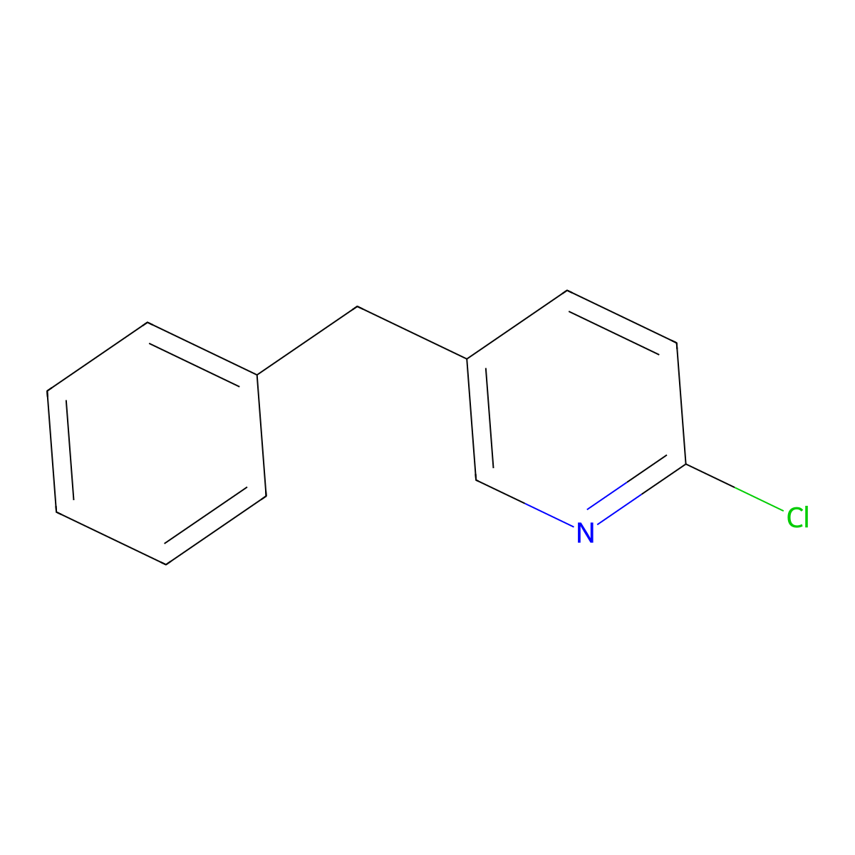 5-Benzyl-2-chloropyridine molecular structure, CAS 149879-32-3