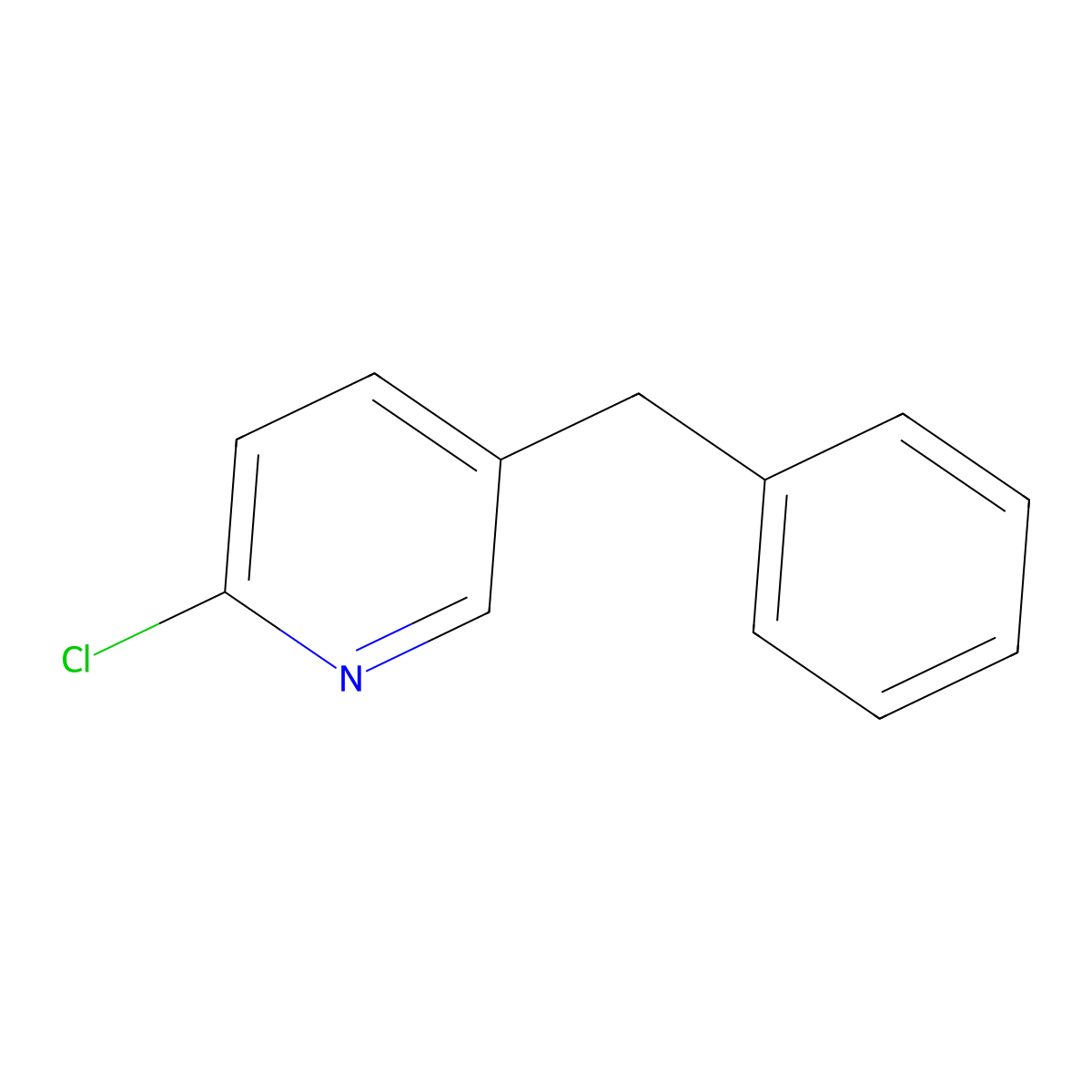 5-Benzyl-2-chloropyridine molecular structure, CAS 149879-32-3