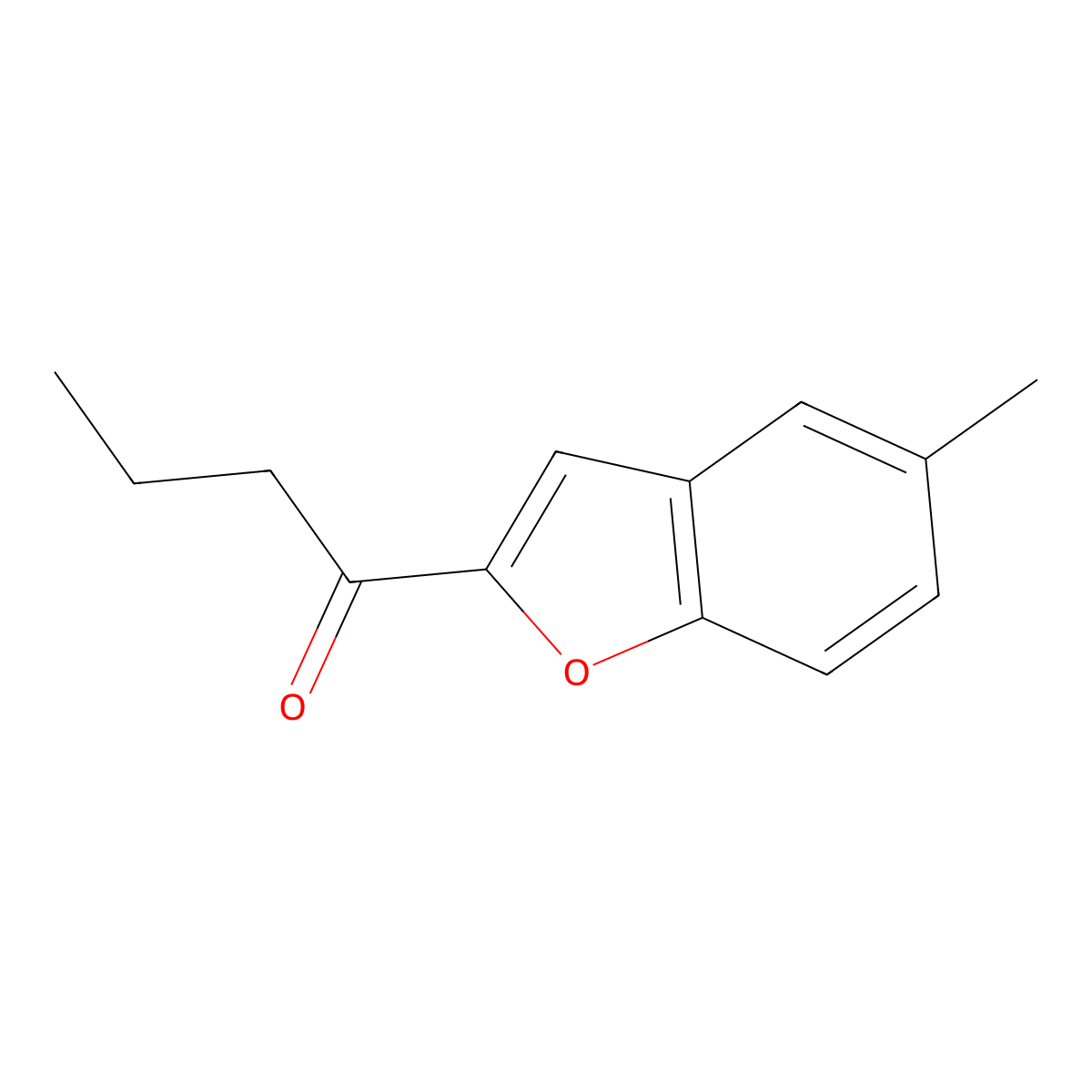 1-(5-Methyl-1-benzofuran-2-yl)butan-1-one molecular structure, CAS 1498881-08-5