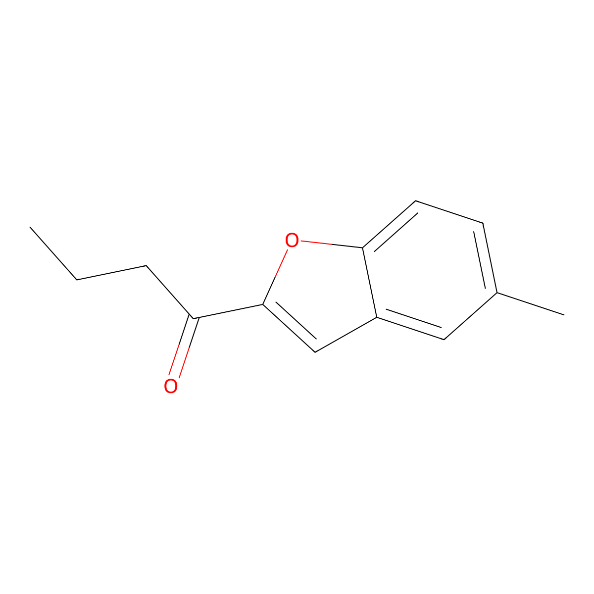 1-(5-Methyl-1-benzofuran-2-yl)butan-1-one molecular structure, CAS 1498881-08-5