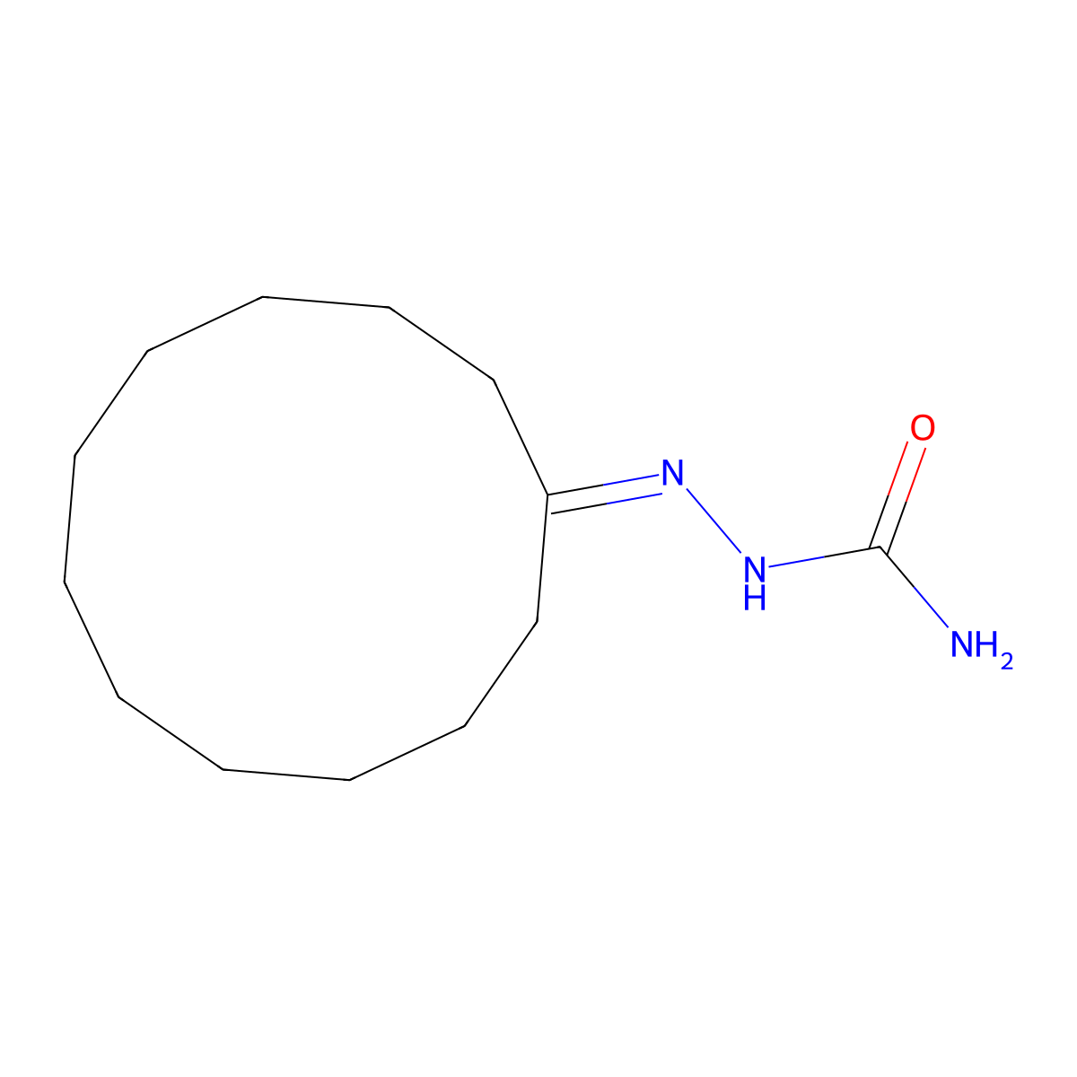 (Cyclododecylideneamino)urea molecular structure, CAS 14990-47-7