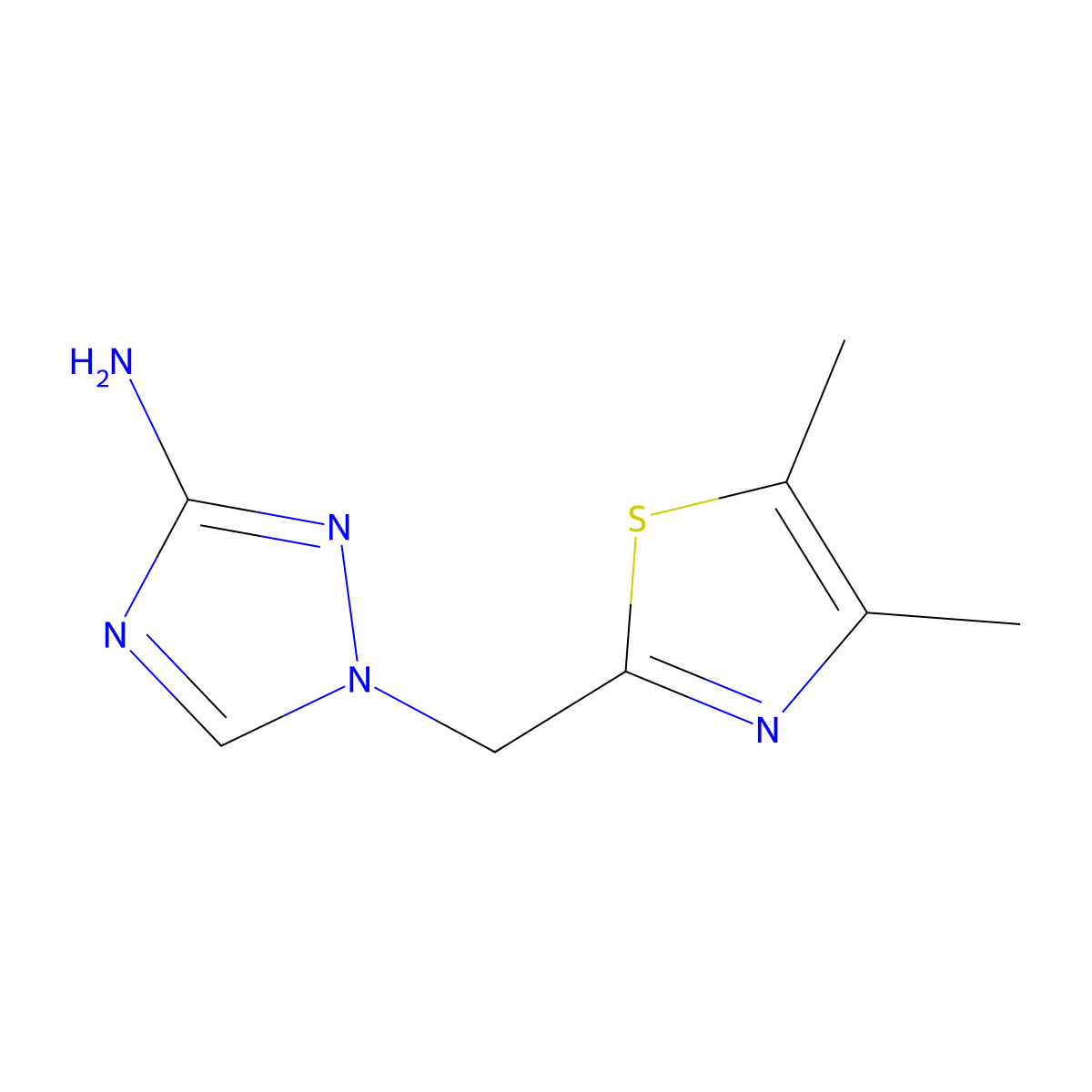 1-[(Dimethyl-1,3-thiazol-2-YL)methyl]-1H-1,2,4-triazol-3-amine molecular structure, CAS 1499086-14-4