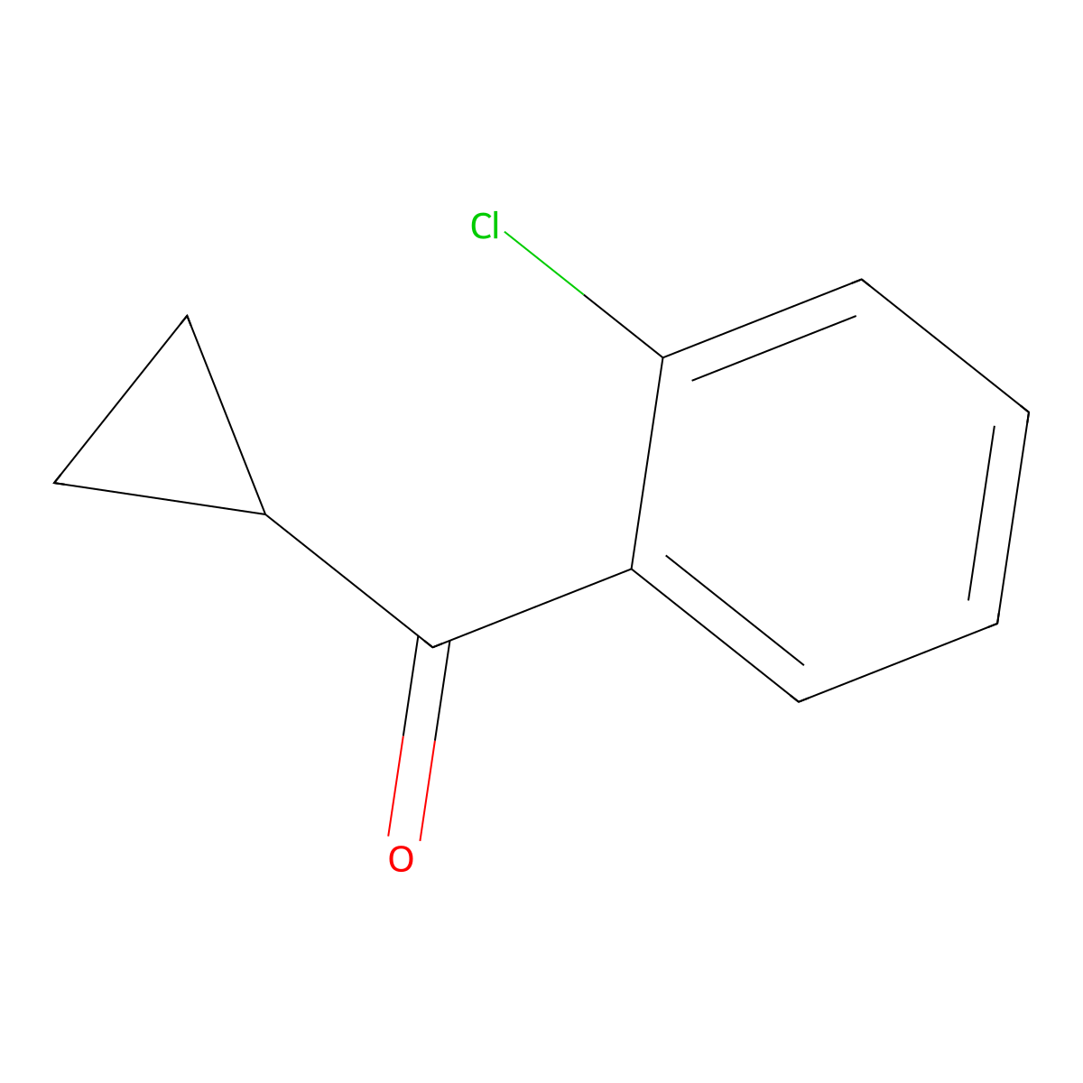 2-Chlorophenyl cyclopropyl ketone molecular structure, CAS 149914-81-8