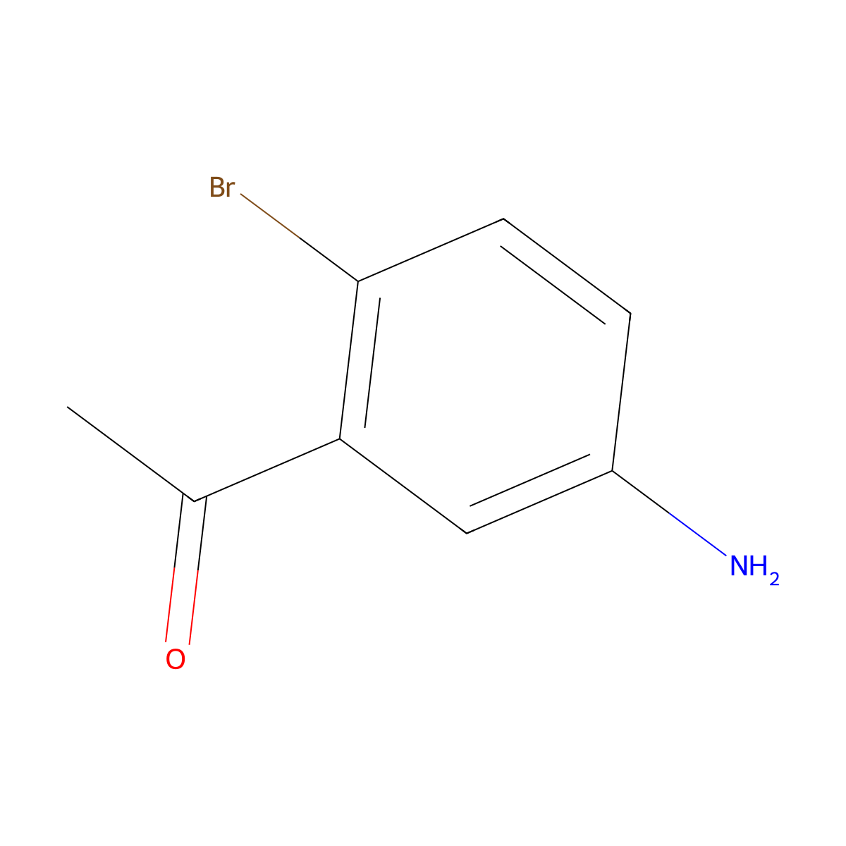 1-(5-Amino-2-bromophenyl)ethanone molecular structure, CAS 149914-98-7