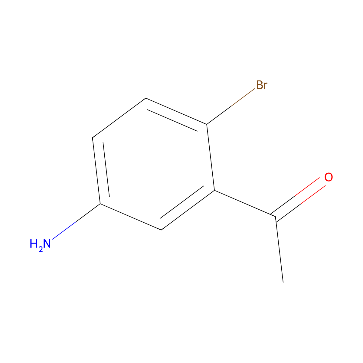 1-(5-Amino-2-bromophenyl)ethanone molecular structure, CAS 149914-98-7