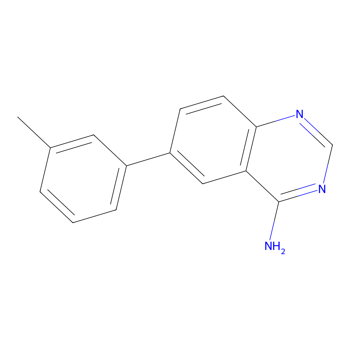 6-(M-tolyl)quinazolin-4-amine molecular structure, CAS 1499164-37-2