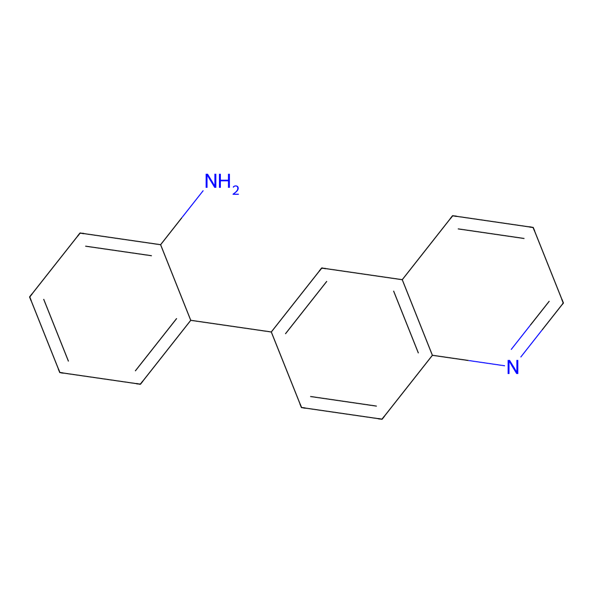 2-(Quinolin-6-yl)aniline molecular structure, CAS 1499333-32-2