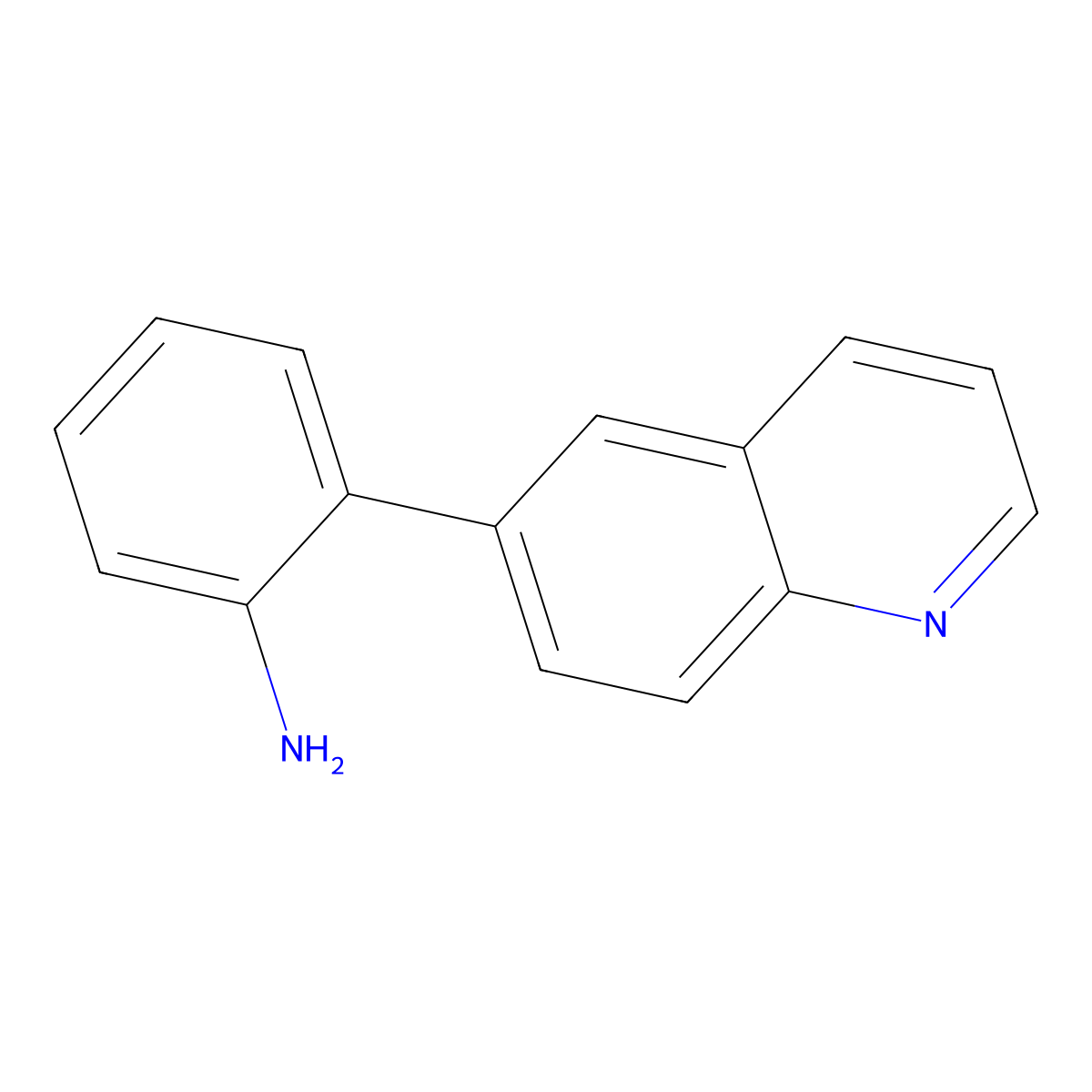 2-(Quinolin-6-yl)aniline molecular structure, CAS 1499333-32-2
