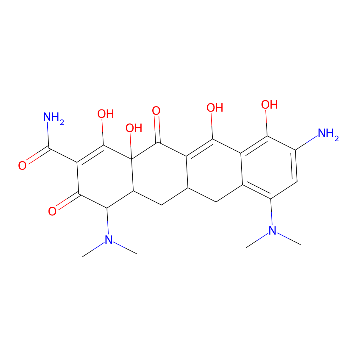 9-Aminominocycline molecular structure, CAS 149934-19-0
