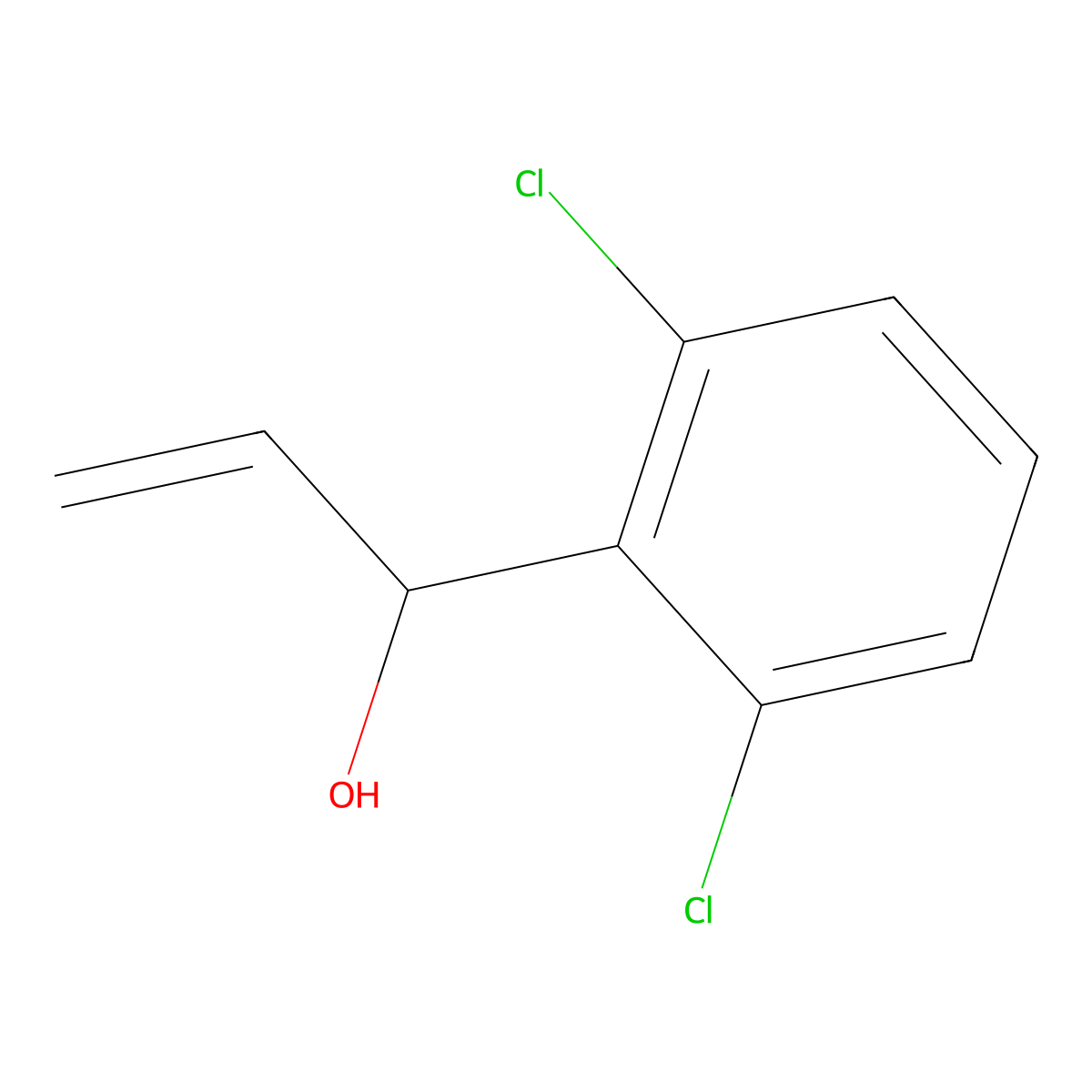 1-(2,6-Dichlorophenyl)prop-2-en-1-ol molecular structure, CAS 149946-92-9