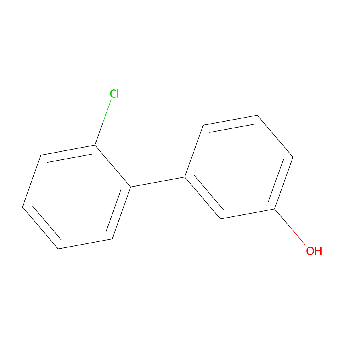 3-(2-Chlorophenyl)phenol molecular structure, CAS 149950-34-5